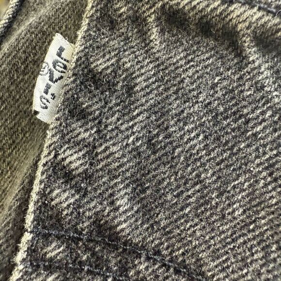 Levi Strauss & Co Womens Size 9 Denim Jeans Black Tapered Leg Relaxed Distressed - Picture 8 of 14